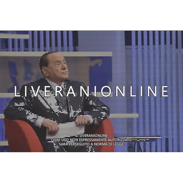 Roma - 15/05/2014 - Studi La 7 - Silvio Berlusconi ospite alla trasmissione Coffee Break / Ph. Fabrizio Corradetti - Ag. Aldo Liverani sas