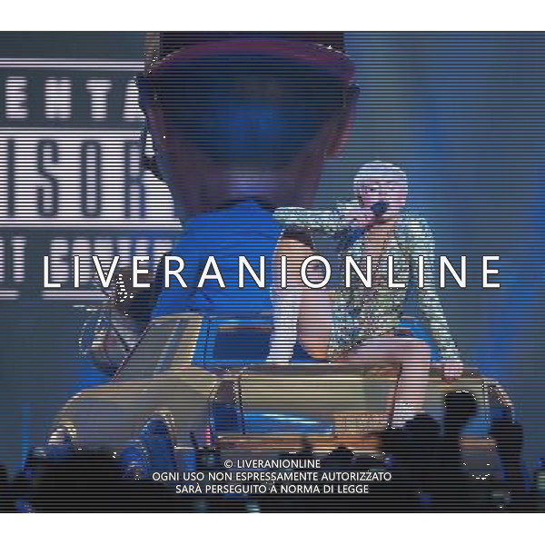 Miley Cyrus performing at Phone 4u Arena, Manchester, England on 14th May 2014. Â©Photoshot/Ag. Aldo Liverani s.a.s.-Only Italy-Editorial Use Only