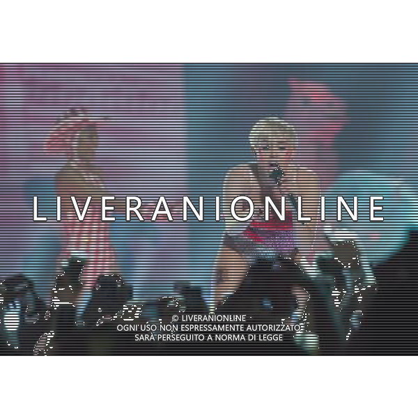 Miley Cyrus performing at Phone 4u Arena, Manchester, England on 14th May 2014. Â©Photoshot/Ag. Aldo Liverani s.a.s.-Only Italy-Editorial Use Only