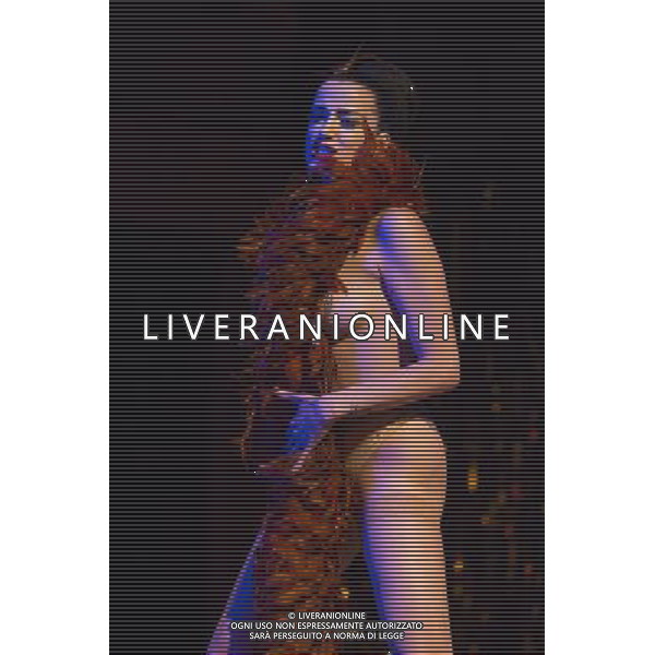 Pictured: Performer Laura Desiree from Toronto, Canada. The 8th Annual London Burlesque Festival opens with the Red Carpet Rollout gala show at Conway Hall, Red Lion Square. The festival prganised by Chaz Royal runs until 25 May 2014. ©Photoshot/Ag. Aldo Liverani s.a.s.-Only Italy-Editorial Use Only