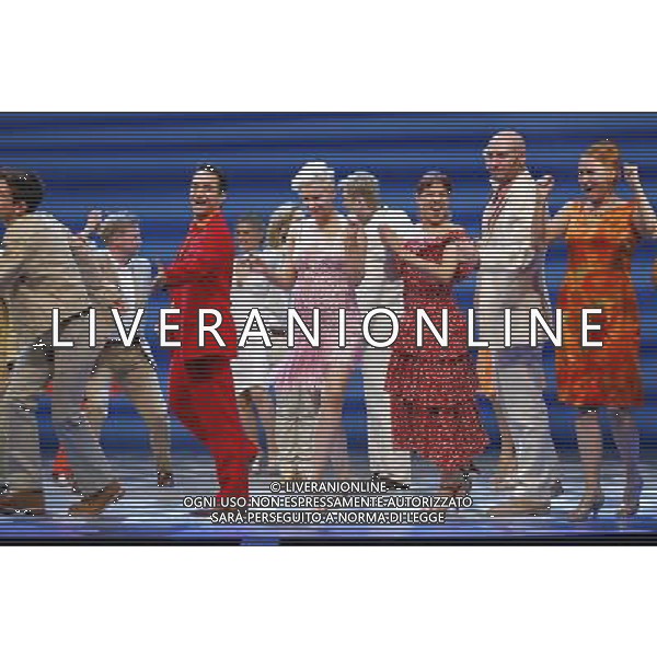 Basel, Switzerland - May 15, 2014: Mamma Mia, the Musical based on the Songs of ABBA back in Switzerland from May 13 to Juin 8 at Musical Theater Basel AG ALDO LIVERANI SAS ONLY ITALY