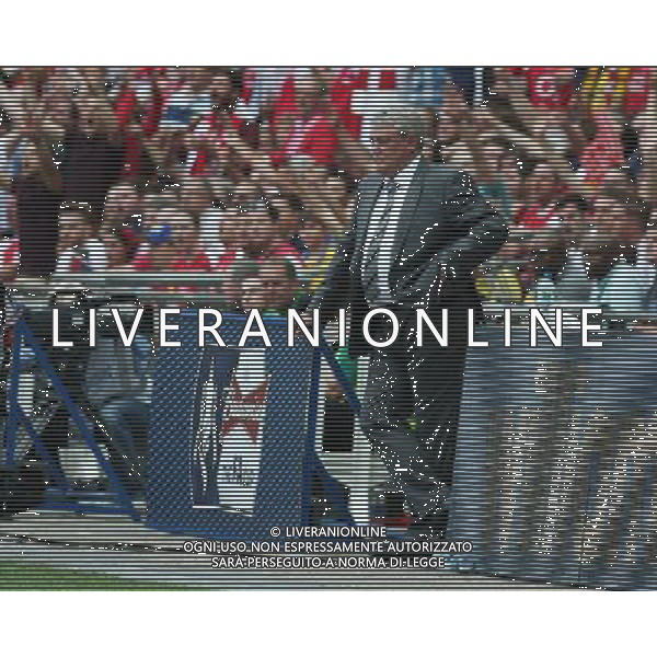 Steve Bruce Manager Of Hull City Photographer Kieran Galvin/CameraSport Football - FA Challenge Cup Final - Arsenal v Hull City - Saturday 17th May 2014 - Wembley Stadium - London Â© CameraSport - 43 Linden Ave. Countesthorpe. Leicester. England. LE8 5PG - Tel: +44 (0) 116 277 4147 - admin@camerasport.com - www.camerasport.com AG ALDOL IVERANI SAS ONLY ITALY