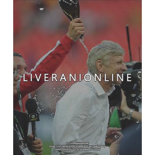 LUKAS PODOLSKI \' ARSENE WENGER ARSENAL FC V HULL CITY FC ARSENAL FC V HULL CITY FC, THE BUDWEISER FA CUP FINAL WEMBLEY STADIUM, LONDON, ENGLAND 17 May 2014 GAU80898 THE BUDWEISER FA CUP FINAL 2014 WARNING! This Photograph May Only Be Used For Newspaper And/Or Magazine Editorial Purposes. May Not Be Used For Publications Involving 1 player, 1 Club Or 1 Competition Without Written Authorisation From Football DataCo Ltd. For Any Queries, Please Contact Football DataCo Ltd on +44 (0) 207 864 9121 ag aldo liverani sas only italy