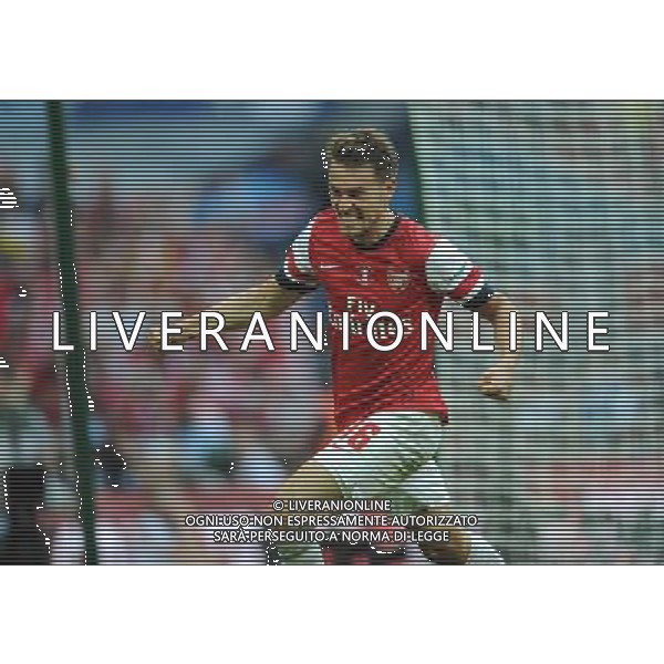 AARON RAMSEY CELEBRATES GOAL ARSENAL FC V HULL CITY FC ARSENAL FC V HULL CITY FC, THE BUDWEISER FA CUP FINAL WEMBLEY STADIUM, LONDON, ENGLAND 17 May 2014 GAU80891 THE BUDWEISER FA CUP FINAL 2014 WARNING! This Photograph May Only Be Used For Newspaper And/Or Magazine Editorial Purposes. May Not Be Used For Publications Involving 1 player, 1 Club Or 1 Competition Without Written Authorisation From Football DataCo Ltd. For Any Queries, Please Contact Football DataCo Ltd on +44 (0) 207 864 9121 ag aldo liverani sas only italy