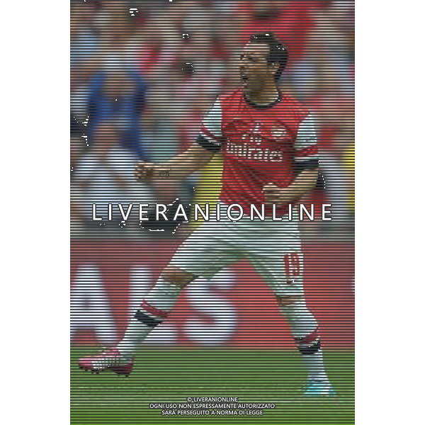 SANTI CAZORLA CELEBRATES GOAL ARSENAL FC V HULL CITY FC ARSENAL FC V HULL CITY FC, THE BUDWEISER FA CUP FINAL WEMBLEY STADIUM, LONDON, ENGLAND 17 May 2014 GAU80874 THE BUDWEISER FA CUP FINAL 2014 WARNING! This Photograph May Only Be Used For Newspaper And/Or Magazine Editorial Purposes. May Not Be Used For Publications Involving 1 player, 1 Club Or 1 Competition Without Written Authorisation From Football DataCo Ltd. For Any Queries, Please Contact Football DataCo Ltd on +44 (0) 207 864 9121 ag aldo liverani sas only italy