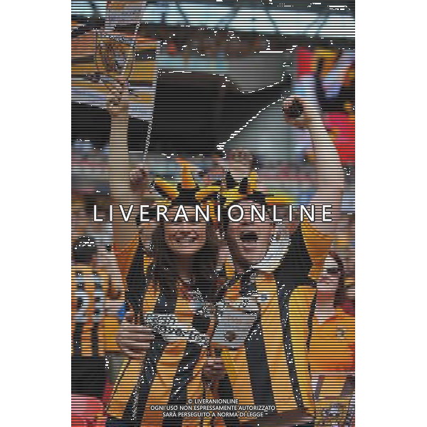 HULL CITY FANS ARSENAL FC V HULL CITY FC ARSENAL FC V HULL CITY FC, THE BUDWEISER FA CUP FINAL WEMBLEY STADIUM, LONDON, ENGLAND 17 May 2014 GAU80859 THE BUDWEISER FA CUP FINAL 2014 WARNING! This Photograph May Only Be Used For Newspaper And/Or Magazine Editorial Purposes. May Not Be Used For Publications Involving 1 player, 1 Club Or 1 Competition Without Written Authorisation From Football DataCo Ltd. For Any Queries, Please Contact Football DataCo Ltd on +44 (0) 207 864 9121 ag aldo liverani sas only italy