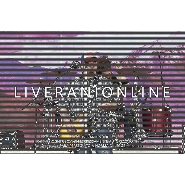Black Stone Cherry - Live act performing at Crew Stadium at Rock On The Range in Columbus, Ohio - May 16, 2014. AG ALDO LIVERANI SAS ONLY ITALY