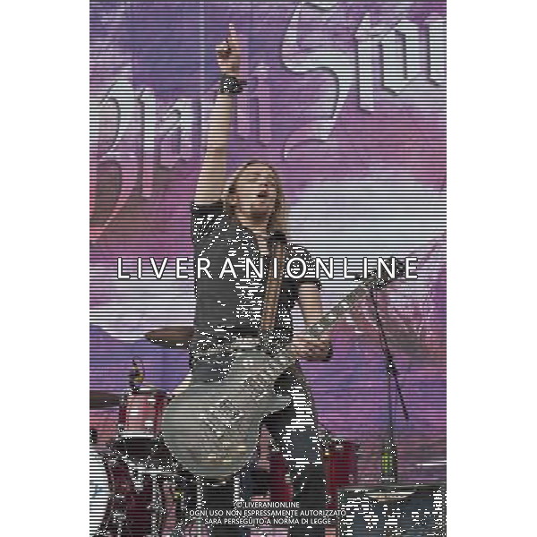 Black Stone Cherry - Live act performing at Crew Stadium at Rock On The Range in Columbus, Ohio - May 16, 2014. AG ALDO LIVERANI SAS ONLY ITALY