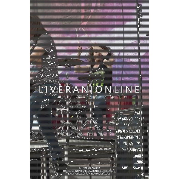 Black Stone Cherry - Live act performing at Crew Stadium at Rock On The Range in Columbus, Ohio - May 16, 2014. AG ALDO LIVERANI SAS ONLY ITALY