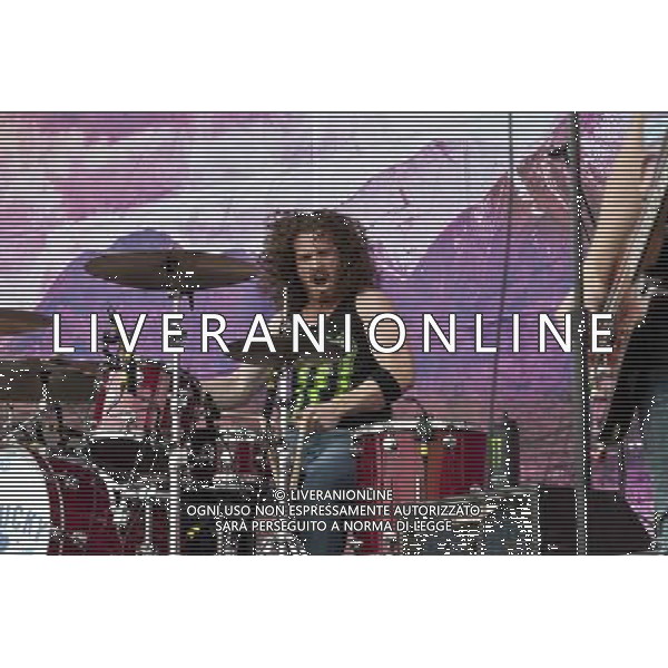 Black Stone Cherry - Live act performing at Crew Stadium at Rock On The Range in Columbus, Ohio - May 16, 2014. AG ALDO LIVERANI SAS ONLY ITALY