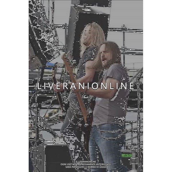 Black Stone Cherry - Live act performing at Crew Stadium at Rock On The Range in Columbus, Ohio - May 16, 2014. AG ALDO LIVERANI SAS ONLY ITALY