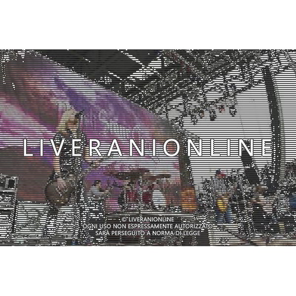 Black Stone Cherry - Live act performing at Crew Stadium at Rock On The Range in Columbus, Ohio - May 16, 2014. AG ALDO LIVERANI SAS ONLY ITALY