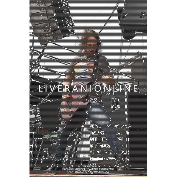 Black Stone Cherry - Live act performing at Crew Stadium at Rock On The Range in Columbus, Ohio - May 16, 2014. AG ALDO LIVERANI SAS ONLY ITALY