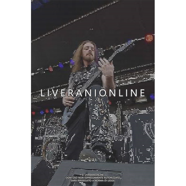 Lacuna Coil - Live act performing at Crew Stadium at Rock On The Range in Columbus, Ohio - May 16, 2014. AG ALDO LIVERANI SAS ONLY ITALY