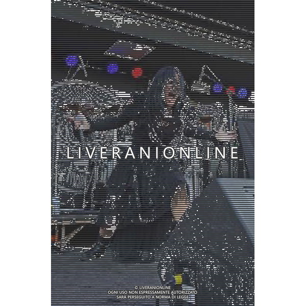 Lacuna Coil - Live act performing at Crew Stadium at Rock On The Range in Columbus, Ohio - May 16, 2014. AG ALDO LIVERANI SAS ONLY ITALY