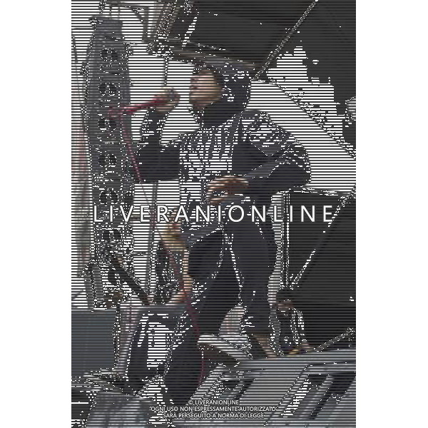 One OK Go - Live act performing at Crew Stadium at Rock On The Range in Columbus, Ohio - May 16, 2014. AG ALDO LIVERANI SAS ONLY ITALY