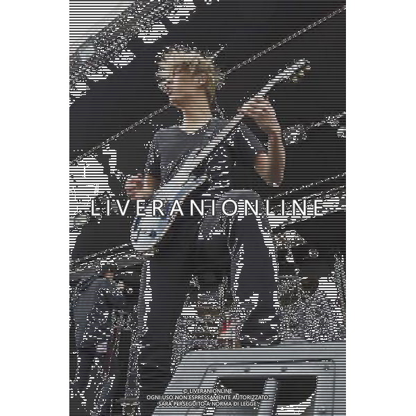 One OK Go - Live act performing at Crew Stadium at Rock On The Range in Columbus, Ohio - May 16, 2014. AG ALDO LIVERANI SAS ONLY ITALY