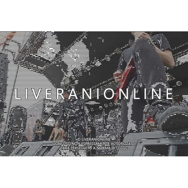 One OK Go - Live act performing at Crew Stadium at Rock On The Range in Columbus, Ohio - May 16, 2014. AG ALDO LIVERANI SAS ONLY ITALY