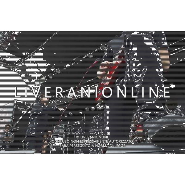 One OK Go - Live act performing at Crew Stadium at Rock On The Range in Columbus, Ohio - May 16, 2014. AG ALDO LIVERANI SAS ONLY ITALY