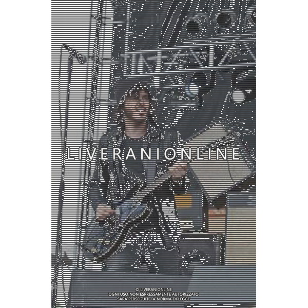Reignwolf - Live act performing at Crew Stadium at Rock On The Range in Columbus, Ohio - May 16, 2014. AG ALDO LIVERANI SAS ONLY ITALY