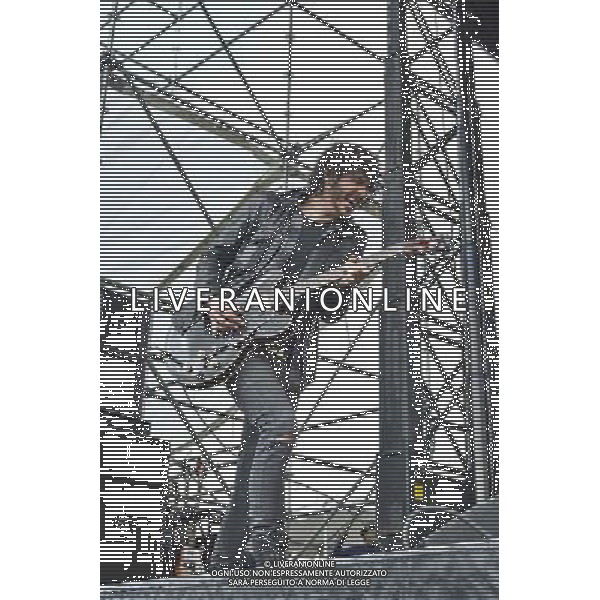 Reignwolf - Live act performing at Crew Stadium at Rock On The Range in Columbus, Ohio - May 16, 2014. AG ALDO LIVERANI SAS ONLY ITALY