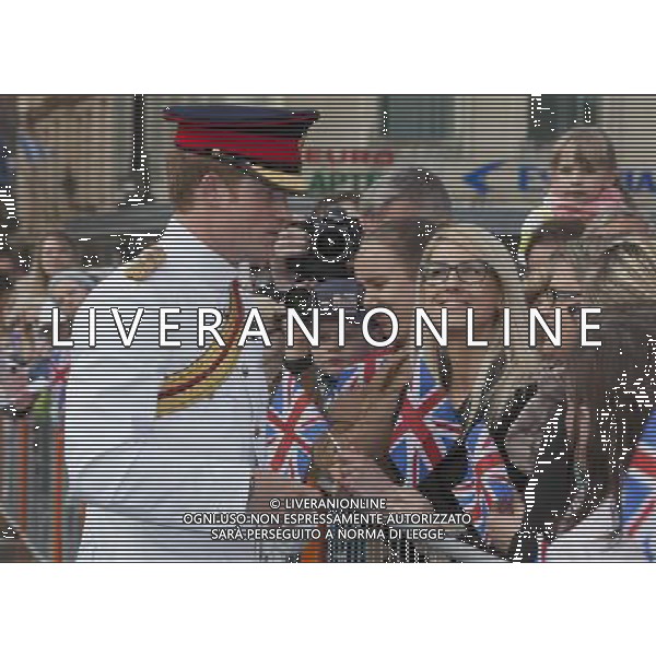 9th May 2014 Prince Harry attending a Ceremony at Vabaduse Valjak (Freedom Square) Wreath laying in Tallinn, Estonia AG ALDO LIVERANI SAS ONLY ITALY