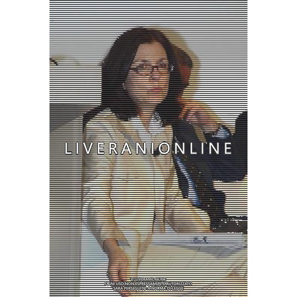 Spoleto (Pg) Chiostro di San Nicol˜ 28/06/2003 Nella foto: Alessandra Ravetta (Condirettore di Prima Comunicazione) Ph Gianni Nucci/Agenzia Aldo Liverani