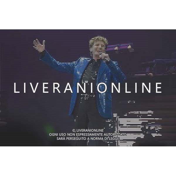 Barry Manilow performs live in concert at Manchester Arena, Manchester, England, 18th May 2014. AG ALDO LIVERANI SAS ONLY ITALY