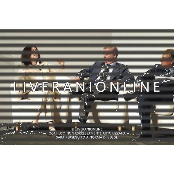 Spoleto (Pg) Chiostro di San Nicol˜ 28/06/2003 Nella foto: Alessandra Ravetta (Condirettore di Prima Comunicazione) con Giuseppe Calabrese (Direttore della Gazzetta dello Sport) Ph Gianni Nucci/Agenzia Aldo Liverani