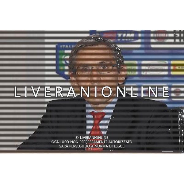 Raduno Nazionale Italiana in vista dei Mondiali di Calcio FIFA 2014 in Brasile Firenze - 20.05.2014 Conferenza Stampa Nella Foto:Stefano Melegari caporedattore Panini /Ph.Vitez-Ag. Aldo Liverani