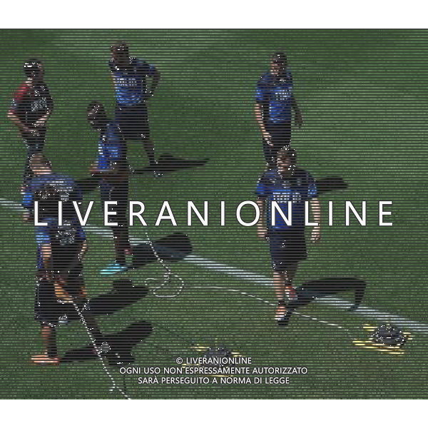 Raduno Nazionale Italiana in vista dei Mondiali di Calcio FIFA 2014 in Brasile Firenze - 20.05.2014 Allenamento Nella Foto:cassano balotelli de rossi pirlo si preparano per la prova /Ph.Vitez-Ag. Aldo Liverani