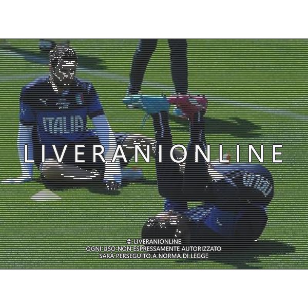 Raduno Nazionale Italiana in vista dei Mondiali di Calcio FIFA 2014 in Brasile Firenze - 20.05.2014 Allenamento Nella Foto:buffon sirigu /Ph.Vitez-Ag. Aldo Liverani