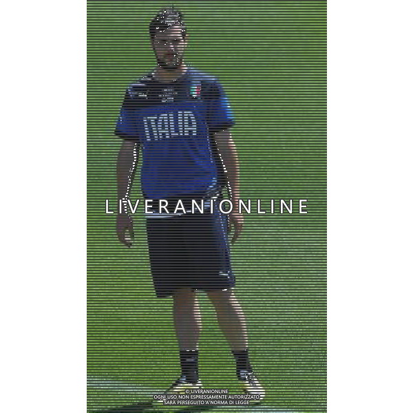 Raduno Nazionale Italiana in vista dei Mondiali di Calcio FIFA 2014 in Brasile Firenze - 20.05.2014 Allenamento Nella Foto:destro /Ph.Vitez-Ag. Aldo Liverani