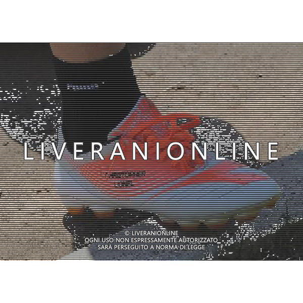 Raduno Nazionale Italiana in vista dei Mondiali di Calcio FIFA 2014 in Brasile Firenze - 20.05.2014 Allenamento Nella Foto:scarpe cassano /Ph.Vitez-Ag. Aldo Liverani