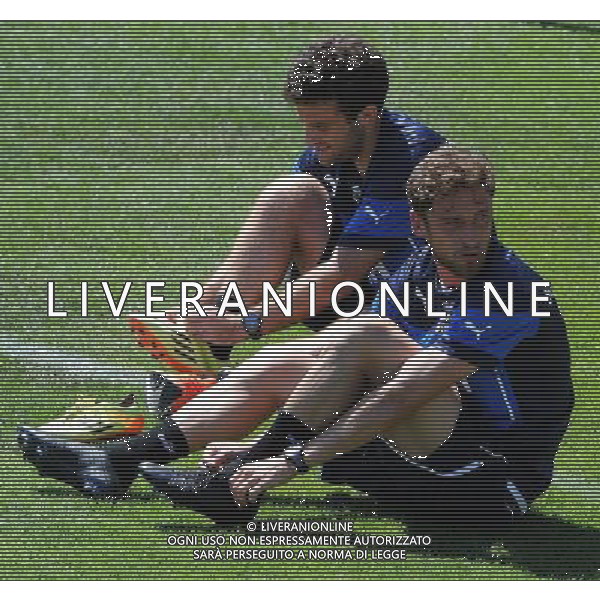 Raduno Nazionale Italiana in vista dei Mondiali di Calcio FIFA 2014 in Brasile Firenze - 20.05.2014 Allenamento Nella Foto:marchisio claudio, giuseppe rossi /Ph.Vitez-Ag. Aldo Liverani