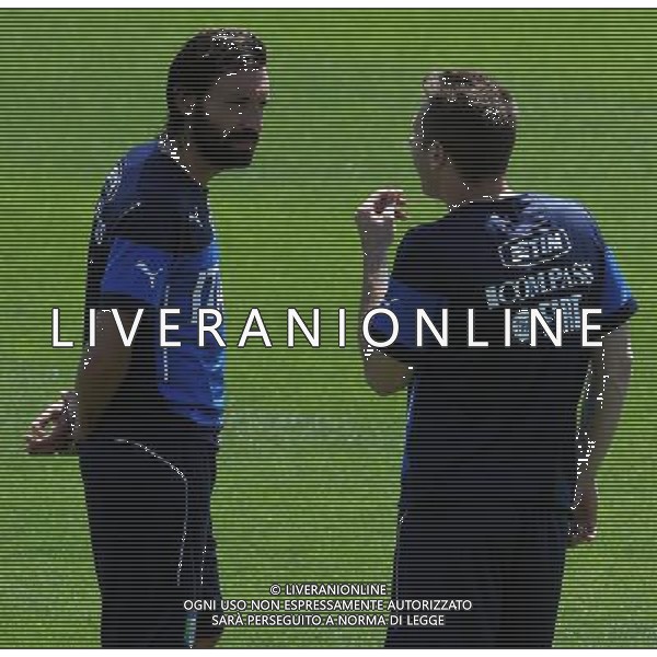 Raduno Nazionale Italiana in vista dei Mondiali di Calcio FIFA 2014 in Brasile Firenze - 20.05.2014 Allenamento Nella Foto:pirlo cassano /Ph.Vitez-Ag. Aldo Liverani