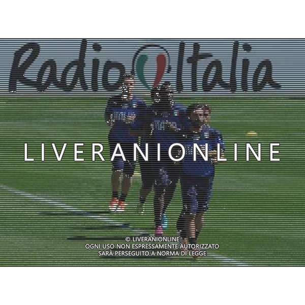 Raduno Nazionale Italiana in vista dei Mondiali di Calcio FIFA 2014 in Brasile Firenze - 20.05.2014 Allenamento Nella Foto:pirlo andrea, marchisio, mario balotelli . giuseppe rossi e antonio cassano /Ph.Vitez-Ag. Aldo Liverani