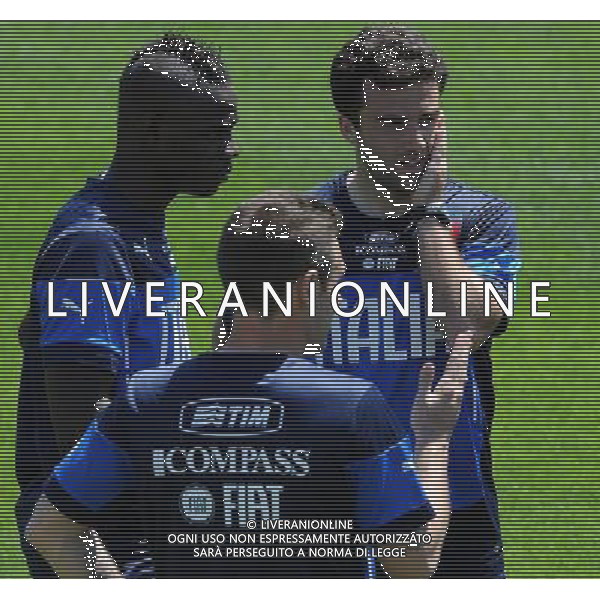 Raduno Nazionale Italiana in vista dei Mondiali di Calcio FIFA 2014 in Brasile Firenze - 20.05.2014 Allenamento Nella Foto:rossi giuseppe, mario balotelli e antonio cassano /Ph.Vitez-Ag. Aldo Liverani