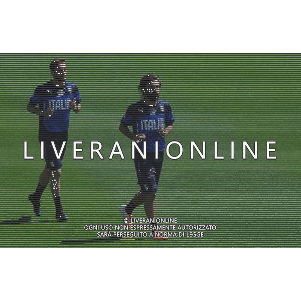 Raduno Nazionale Italiana in vista dei Mondiali di Calcio FIFA 2014 in Brasile Firenze - 20.05.2014 Allenamento Nella Foto:pirlo marchisio /Ph.Vitez-Ag. Aldo Liverani