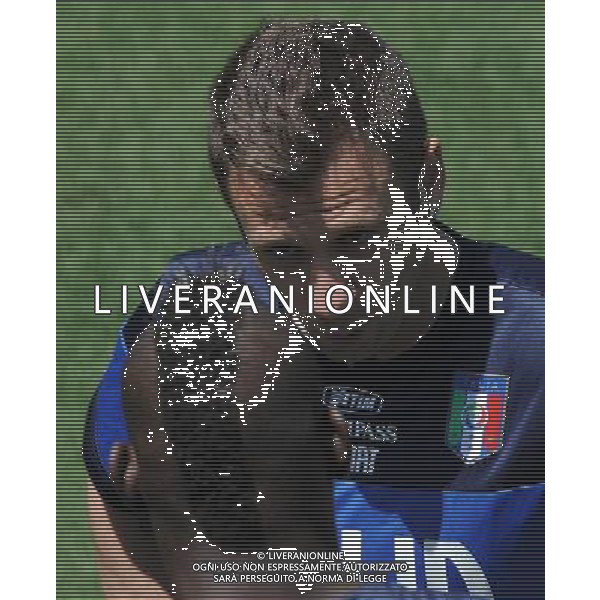 Raduno Nazionale Italiana in vista dei Mondiali di Calcio FIFA 2014 in Brasile Firenze - 20.05.2014 Allenamento Nella Foto:cassano balotelli /Ph.Vitez-Ag. Aldo Liverani