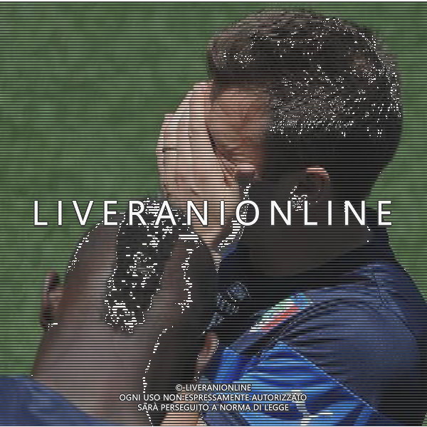 Raduno Nazionale Italiana in vista dei Mondiali di Calcio FIFA 2014 in Brasile Firenze - 20.05.2014 Allenamento Nella Foto:cassano balotelli /Ph.Vitez-Ag. Aldo Liverani