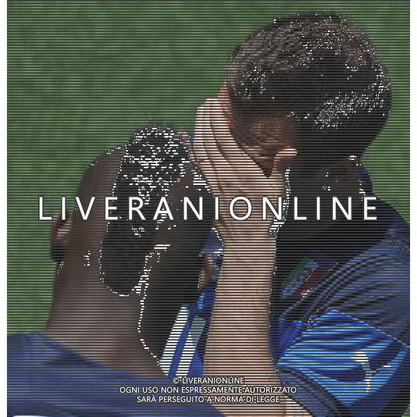 Raduno Nazionale Italiana in vista dei Mondiali di Calcio FIFA 2014 in Brasile Firenze - 20.05.2014 Allenamento Nella Foto:cassano balotelli /Ph.Vitez-Ag. Aldo Liverani