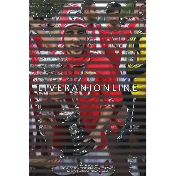 Joie Eduardo Salvio - 18.05.2014 - Benfica / Rio Ave - Finale Coupe du Portugal - Photo : Carlos Rodrigues / Icon Sport AG ALDO LIVERANI SAS ONLY ITALY