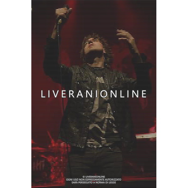 Lead singer Danny McNamara of Yorkshire band Embrace performing at the first of two shows at Shepherd\'s Bush Empire, London, England, UK on Tuesday May 20th, 2014. ©PHOTOSHOT/Agenzia Aldo Liverani sas - ITALY ONLY - EDITORIAL USE ONLY
