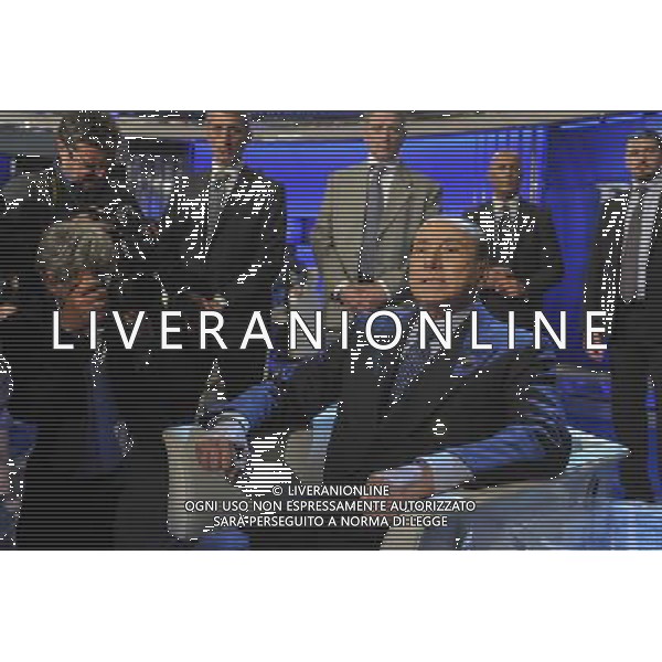 Roma - 21/05/2014 - Studi RAI Teulada - Porta a Porta - nella foto: Silvio Berlusconi / Ph. Fabrizio Corradetti - Ag. Aldo Liverani Sas