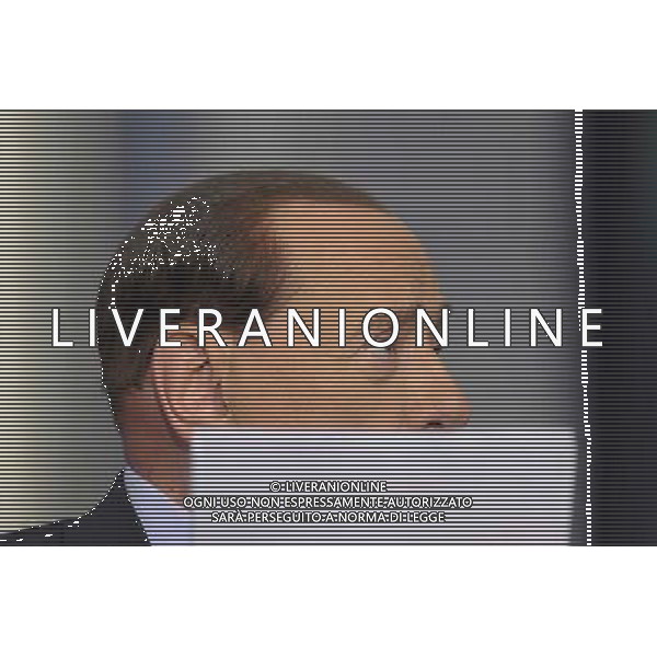 Roma - 21/05/2014 - Studi RAI Teulada - Porta a Porta - nella foto: Silvio Berlusconi / Ph. Fabrizio Corradetti - Ag. Aldo Liverani Sas