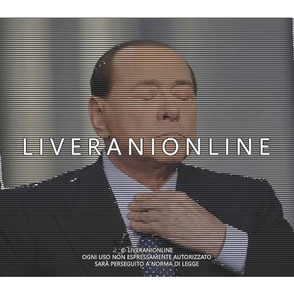 Roma - 21/05/2014 - Studi RAI Teulada - Porta a Porta - nella foto: Silvio Berlusconi / Ph. Fabrizio Corradetti - Ag. Aldo Liverani Sas