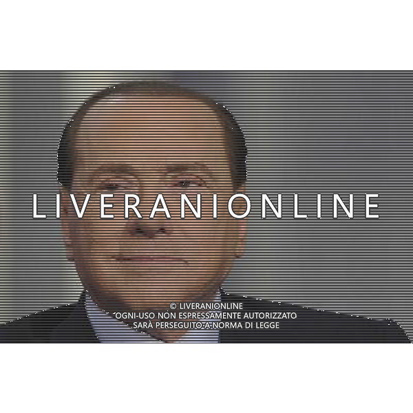 Roma - 21/05/2014 - Studi RAI Teulada - Porta a Porta - nella foto: Silvio Berlusconi / Ph. Fabrizio Corradetti - Ag. Aldo Liverani Sas