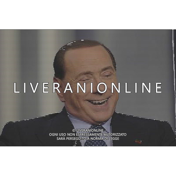 Roma - 21/05/2014 - Studi RAI Teulada - Porta a Porta - nella foto: Silvio Berlusconi / Ph. Fabrizio Corradetti - Ag. Aldo Liverani Sas