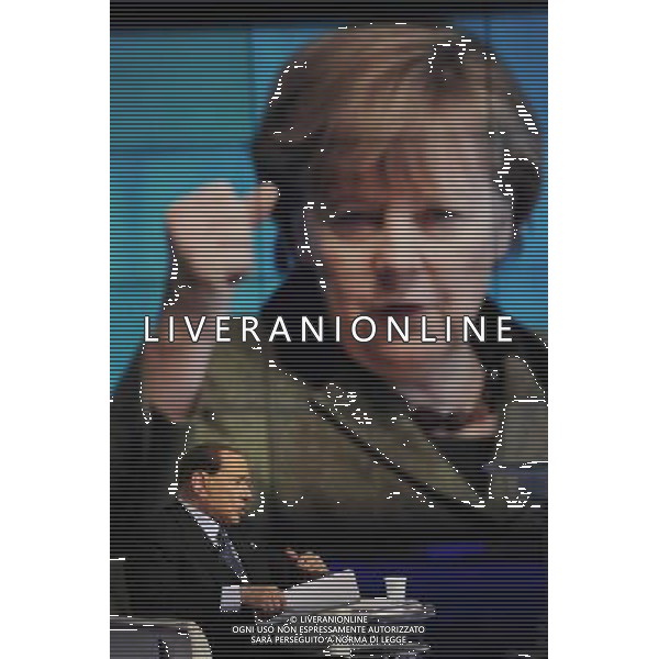 Roma - 21/05/2014 - Studi RAI Teulada - Porta a Porta - nella foto: Silvio Berlusconi / Ph. Fabrizio Corradetti - Ag. Aldo Liverani Sas